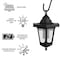 Pure Garden Hanging Solar Coach Lights, 26 Outdoor Lights with Hanging Hooks, 4PK 50-LG10562 - alternate 2